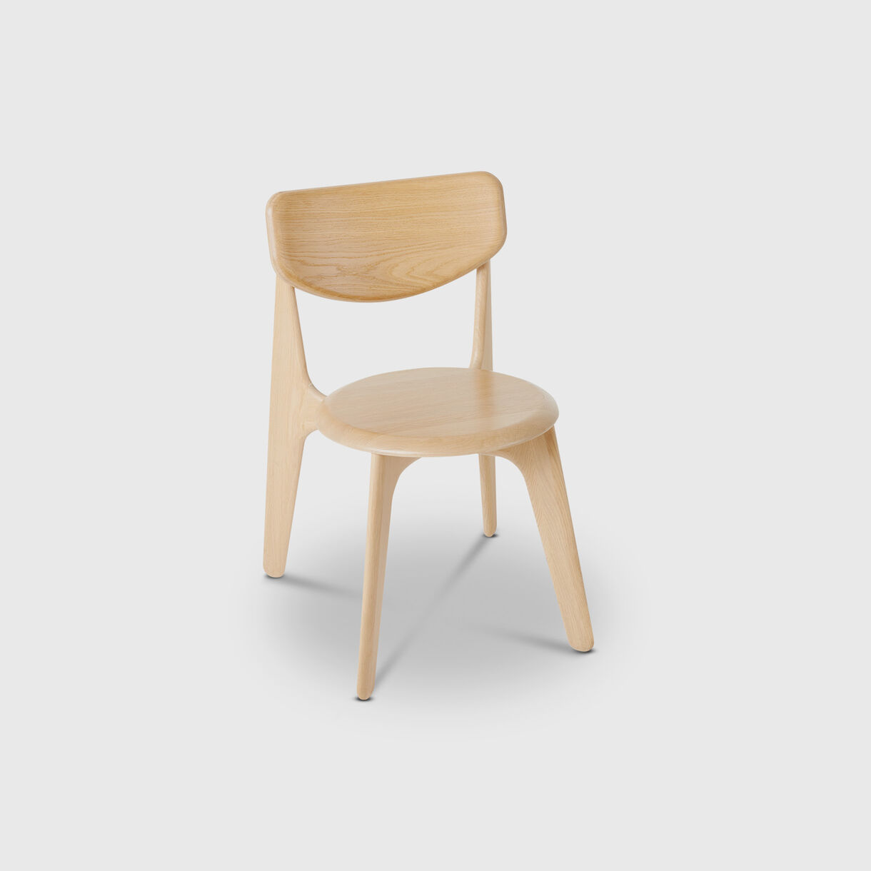 Slab Side Chair, Natural Oak
