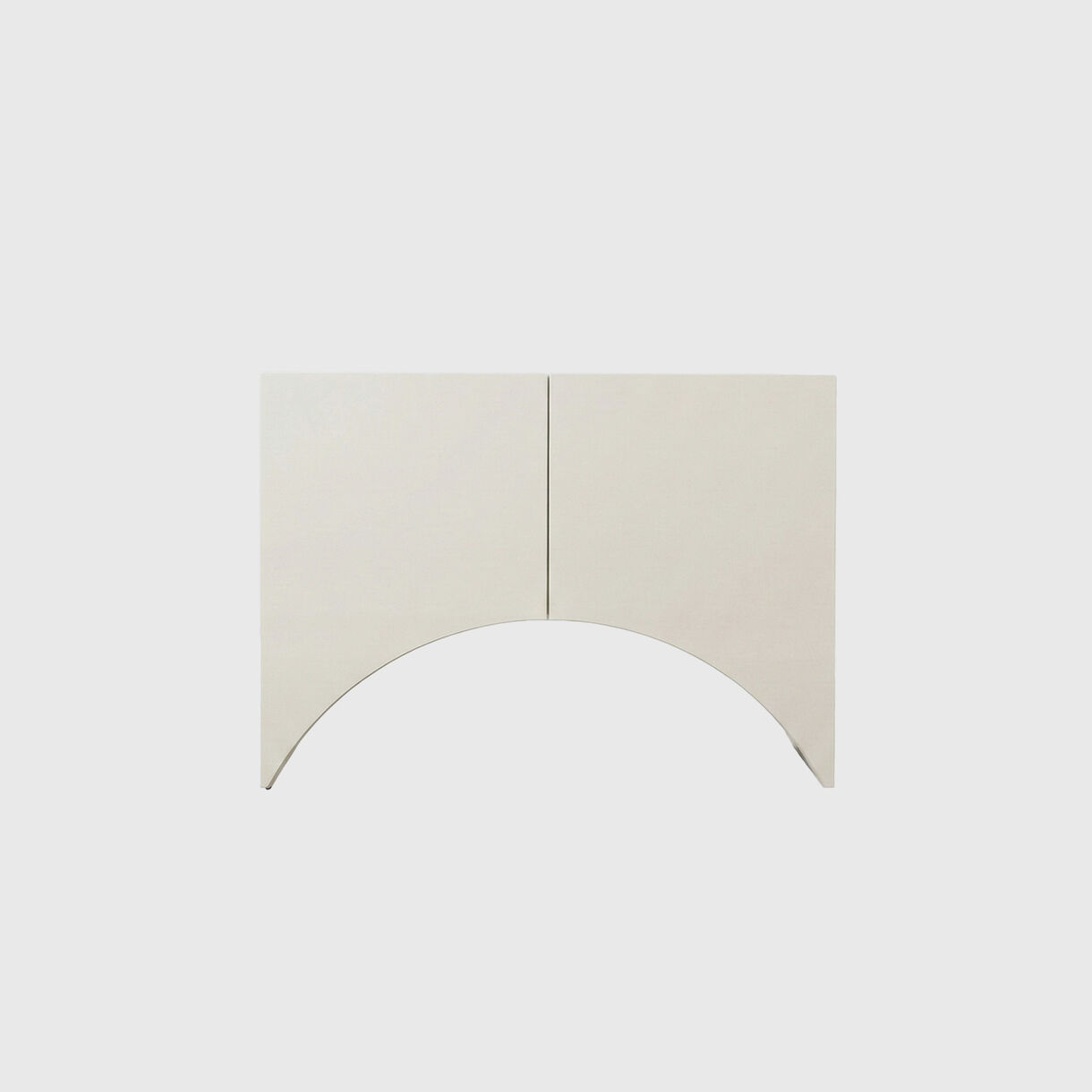 Bridges Cabinets, Small, Oyster White, Arch