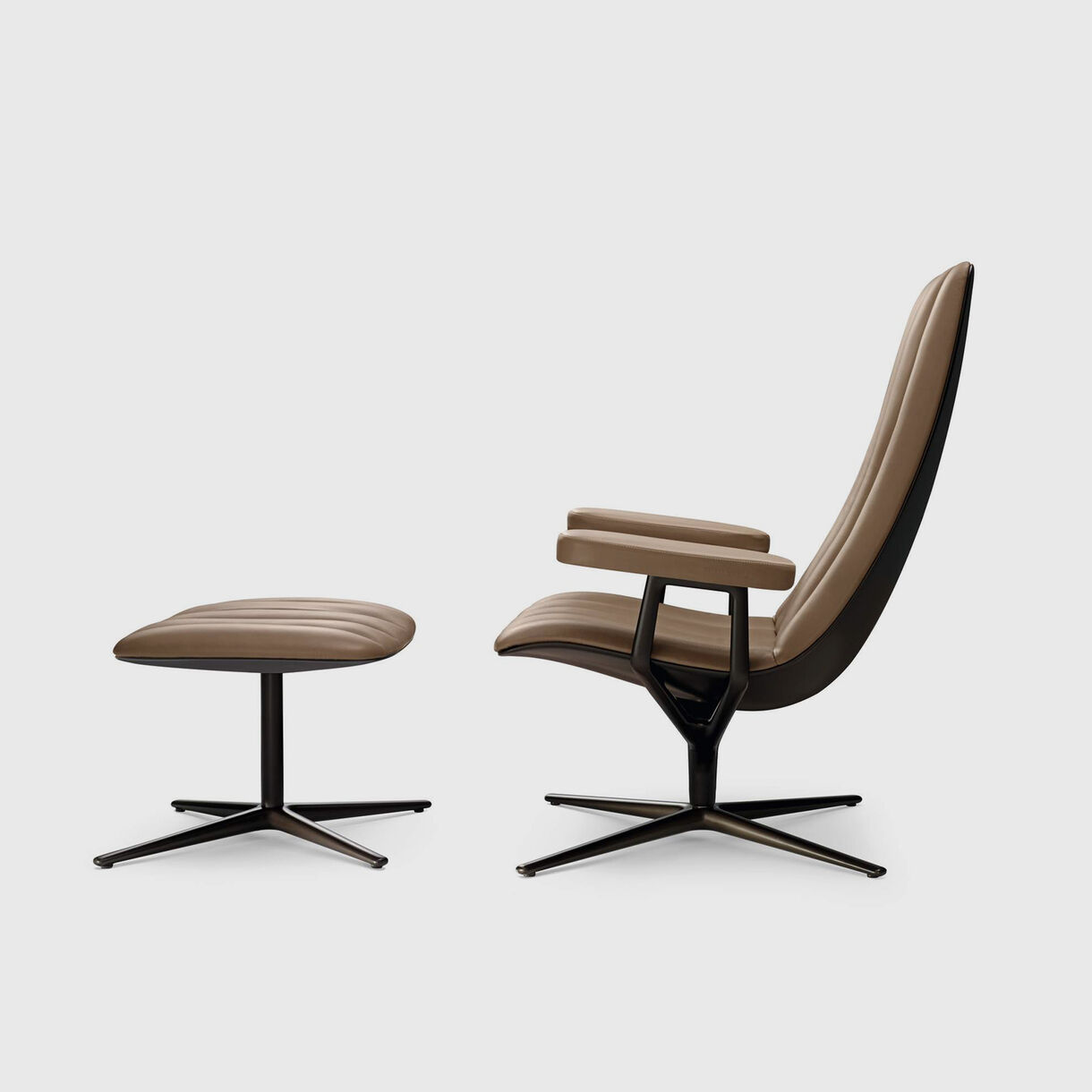 Walter Knoll Healey Lounge Chair Living Edge