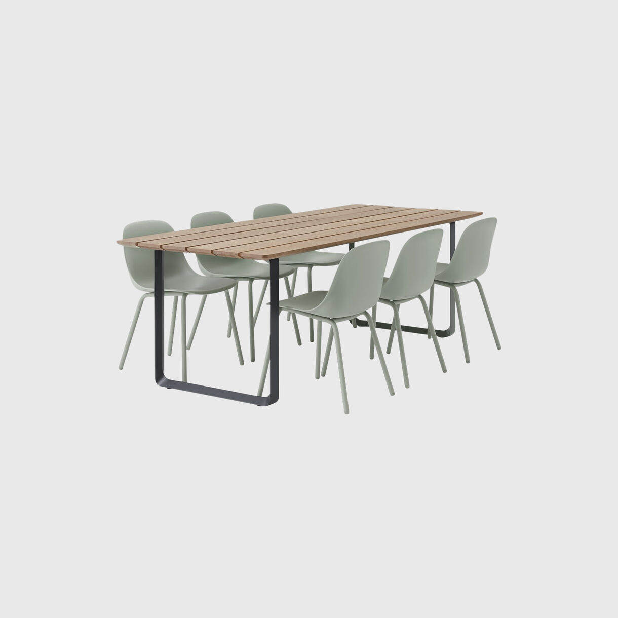 70/70 Outdoor Table, Grey