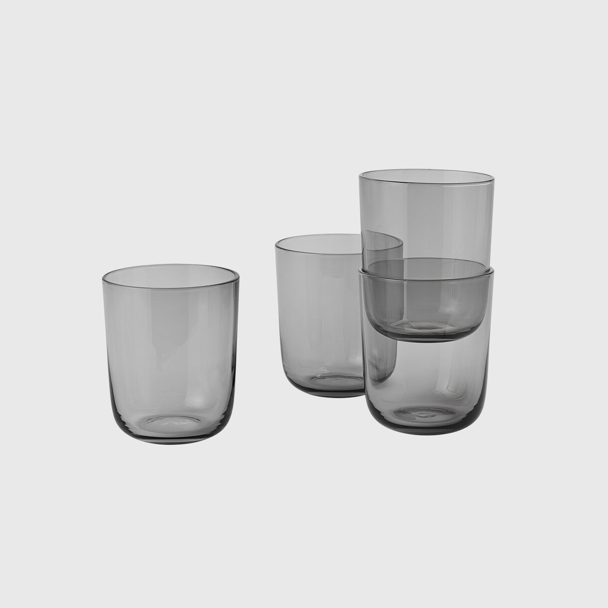 Corky Tall Glasses, Grey