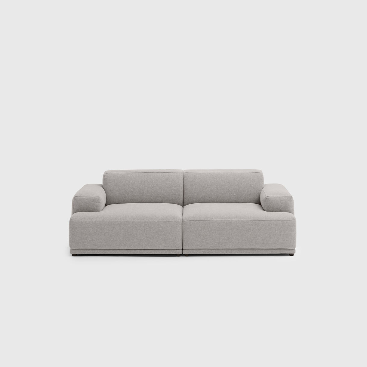 Connect Soft Modular Sofa, 2 Seater, Config 1, Clay 12
