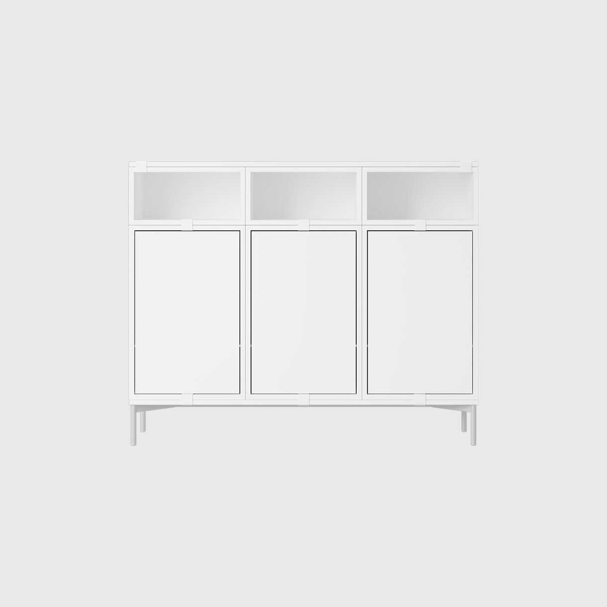 Stacked Sideboard Config. 3, White