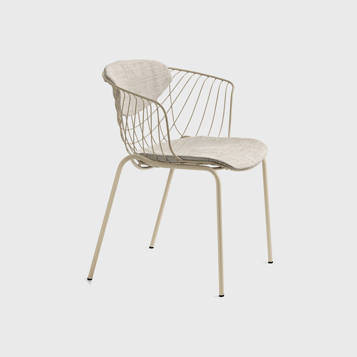 Ayabi Chair, Pads Cushions, Quarter