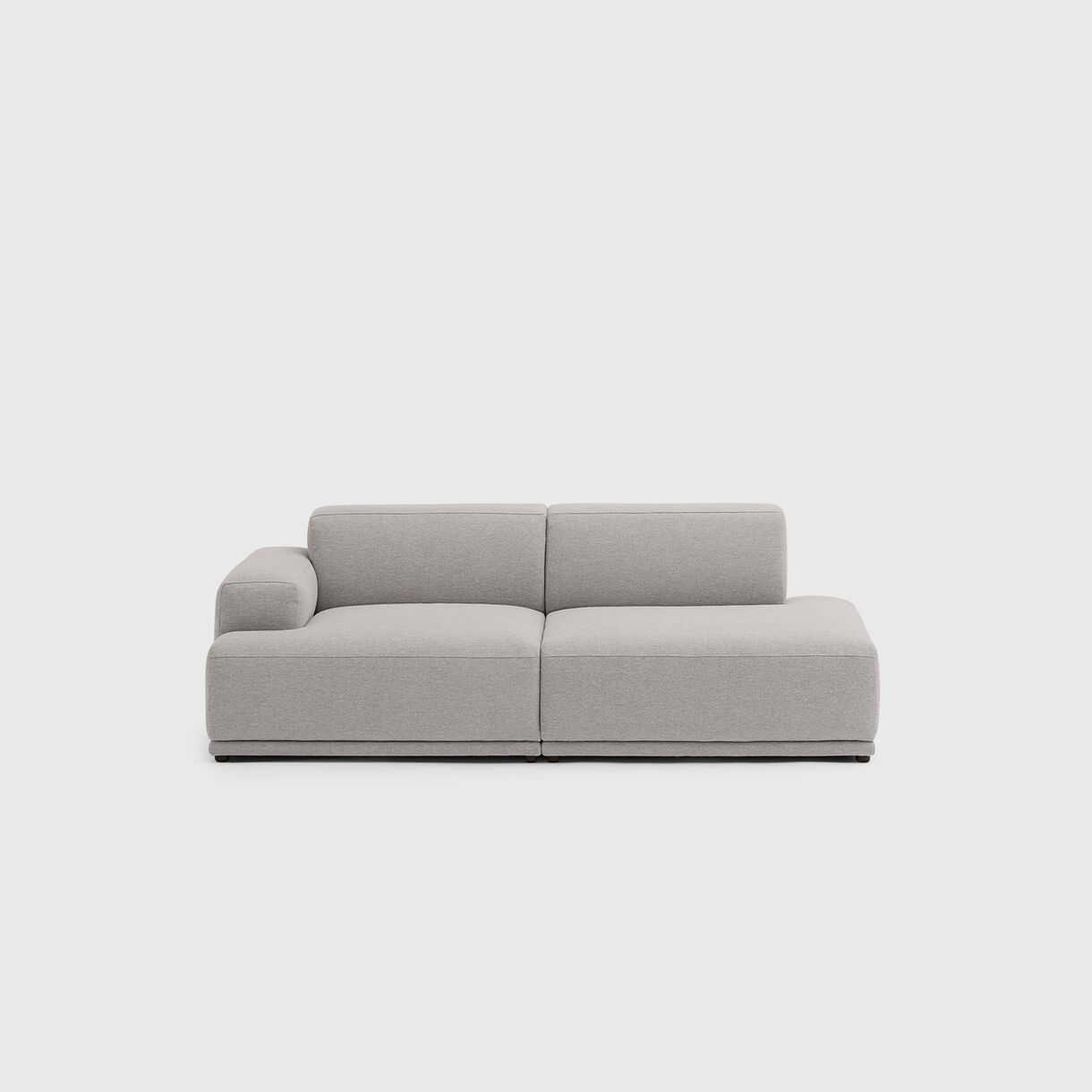 Connect Soft Modular Sofa, 2 Seater, Config 2, Clay 12