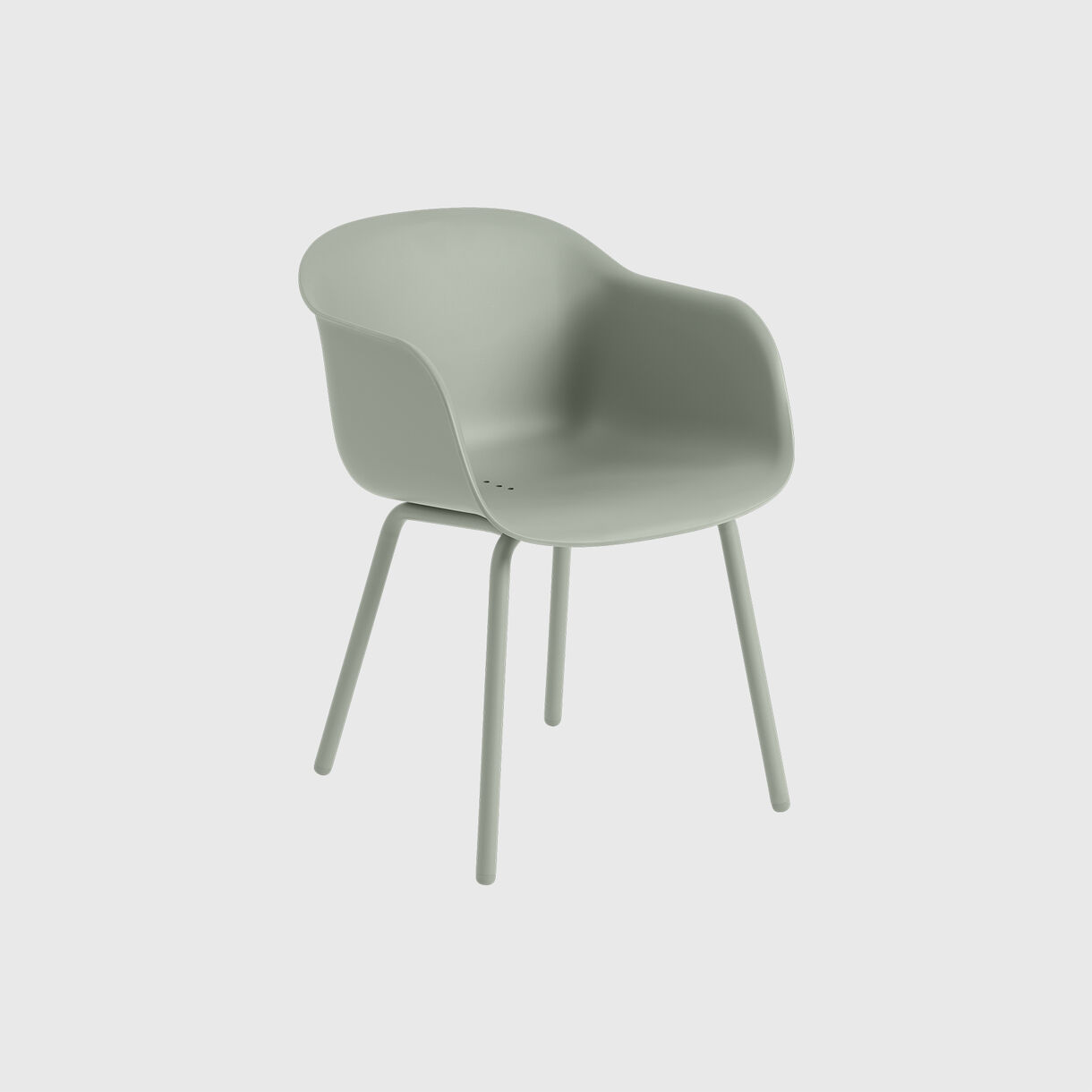 Fiber Outdoor Armchair, Dusty Green