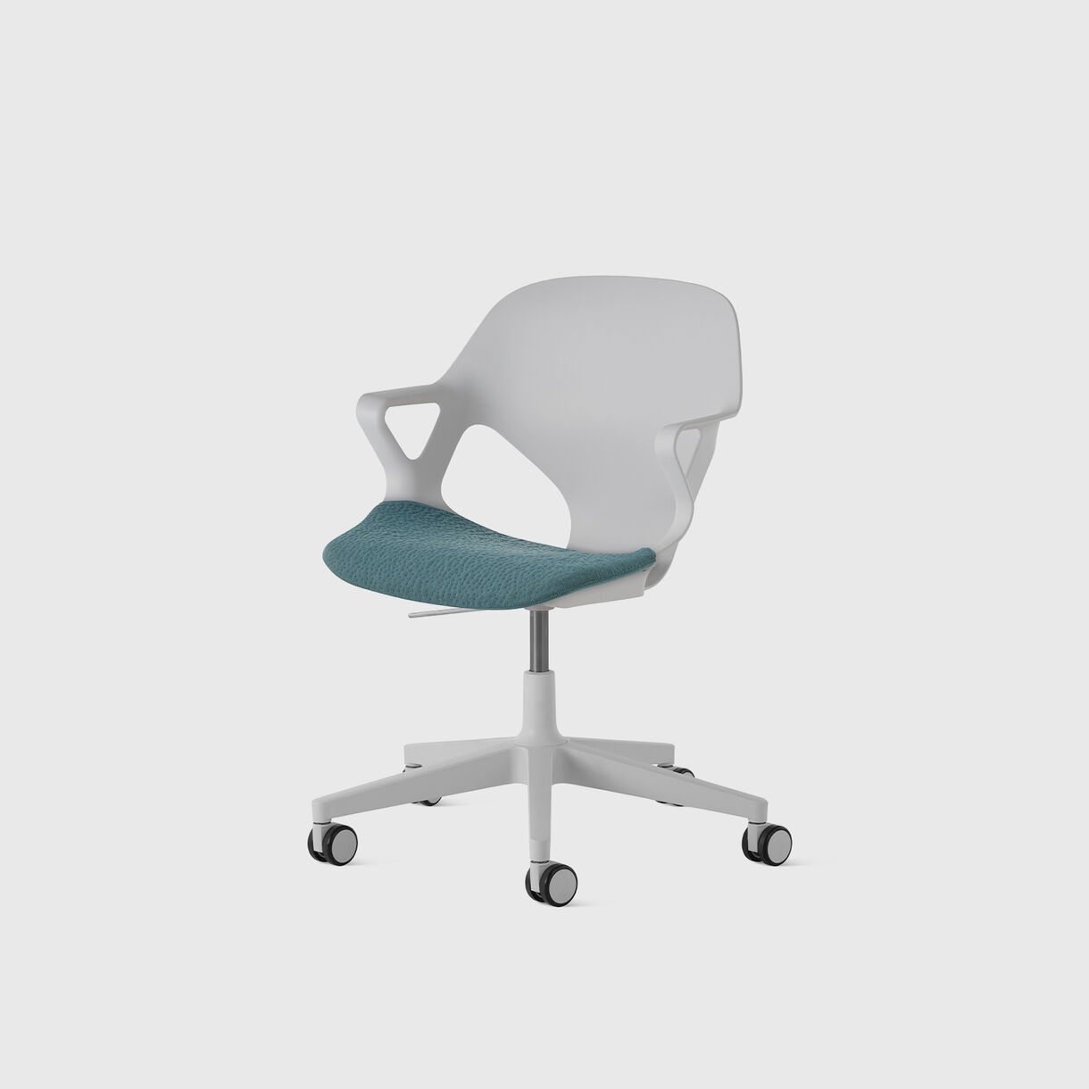 Zeph Multipurpose Chair, Fixed Arms, Alpine & Glacier Upholstery