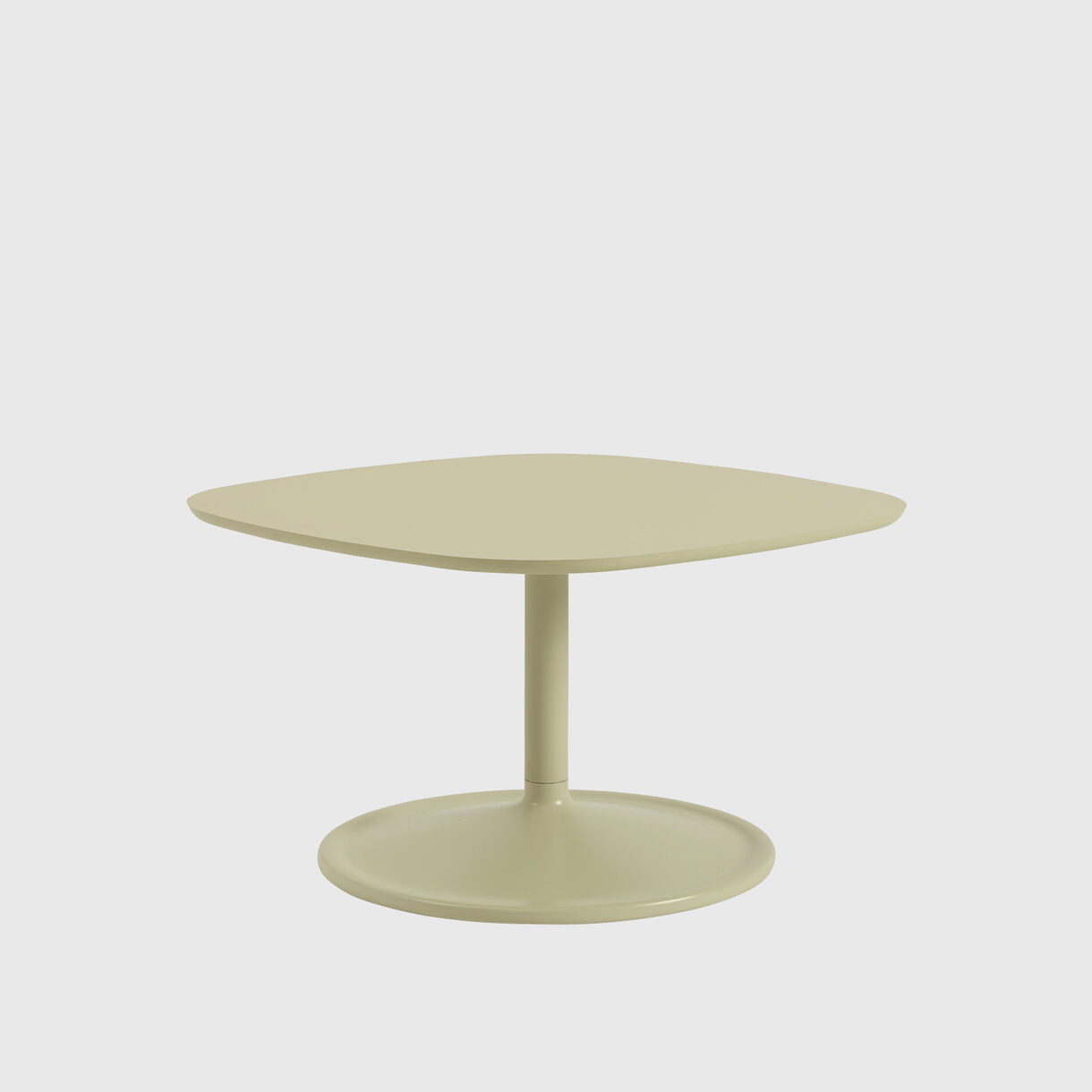 Soft Coffee Table, Square, Beige Green