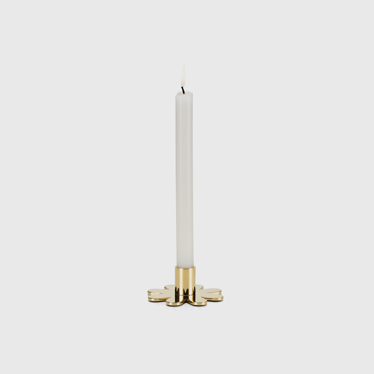 Girard Brass Candle Holder, Petal
