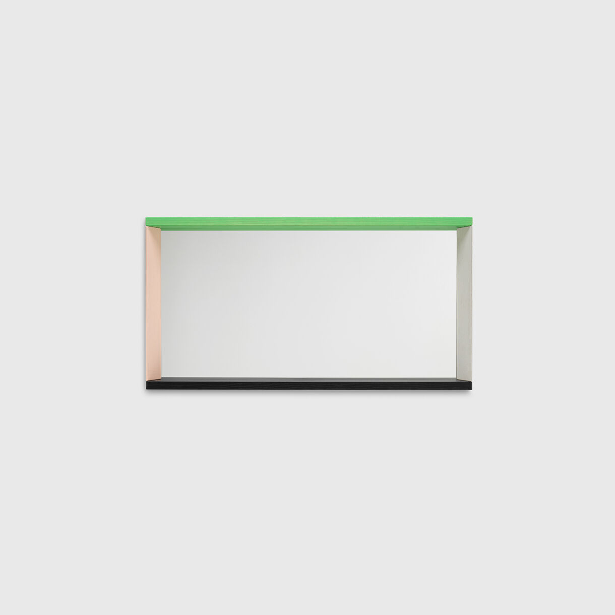 Colour Frame Mirror, Medium, Green Pink