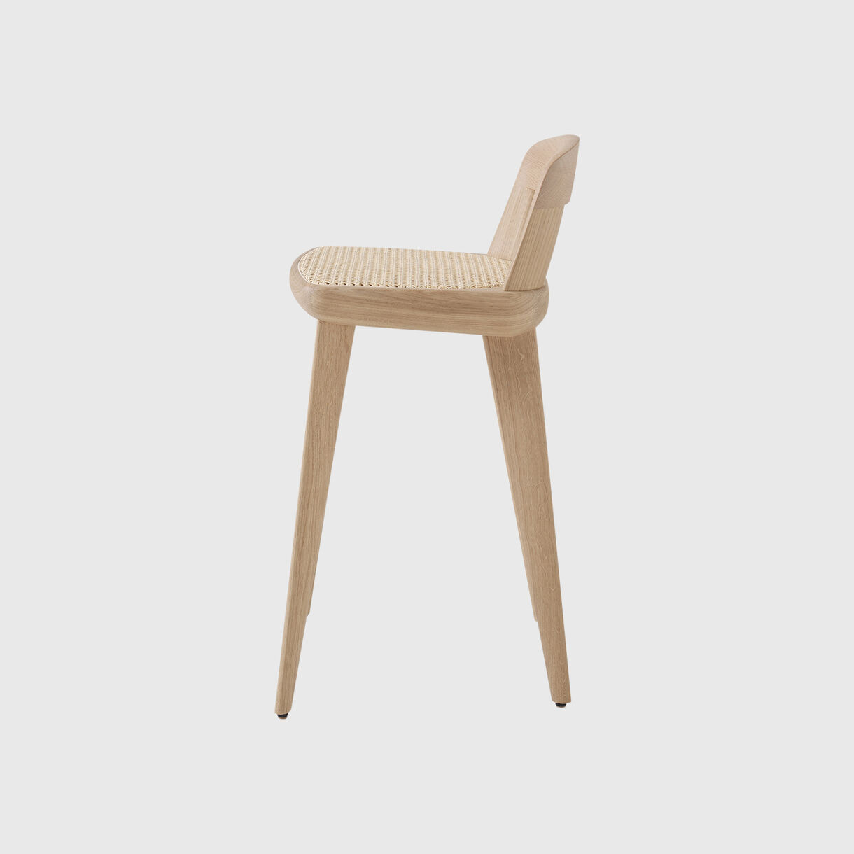 Brutus Counter Stool, Oak Vienna Cane