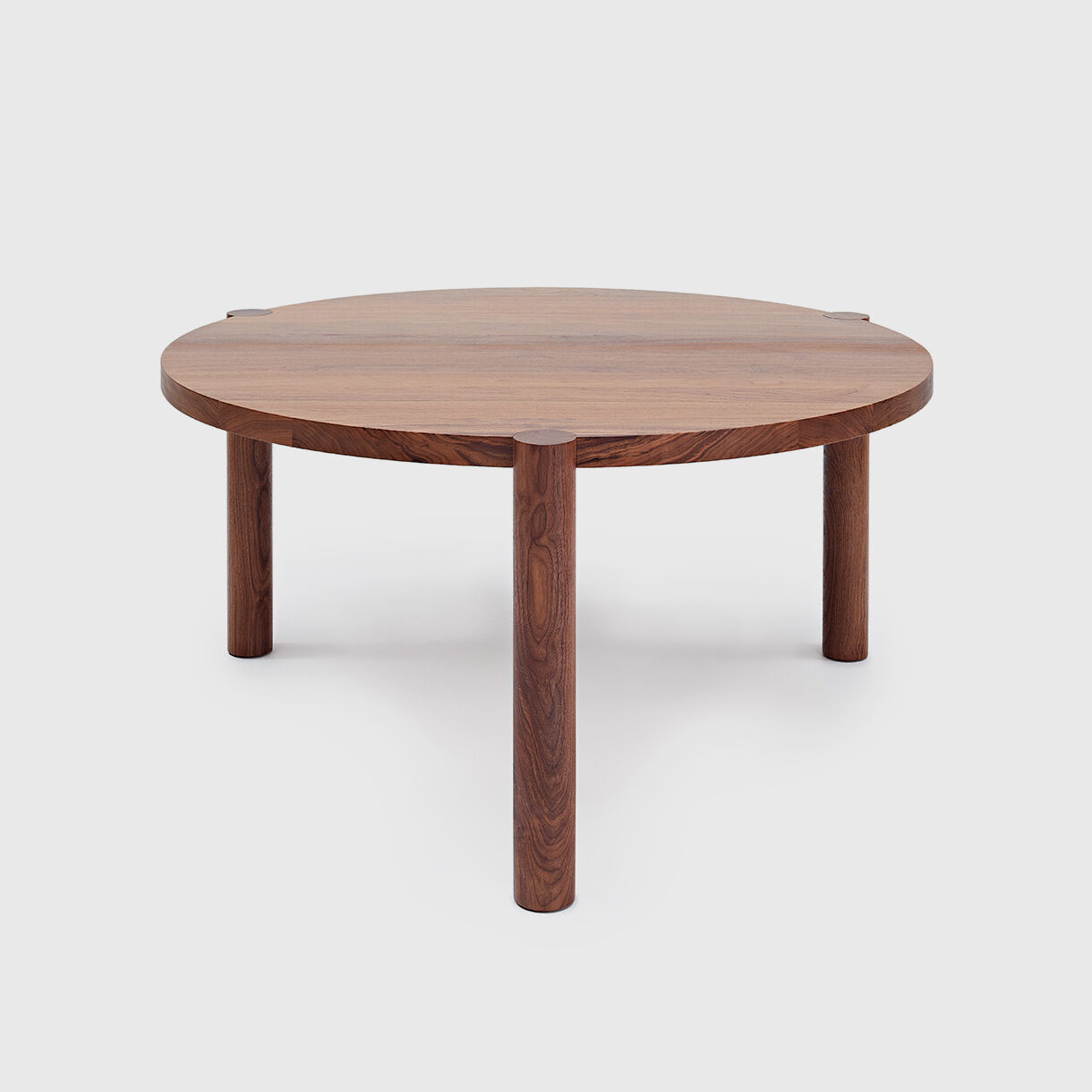 Breadstick Round Table, 1500, American Black Walnut