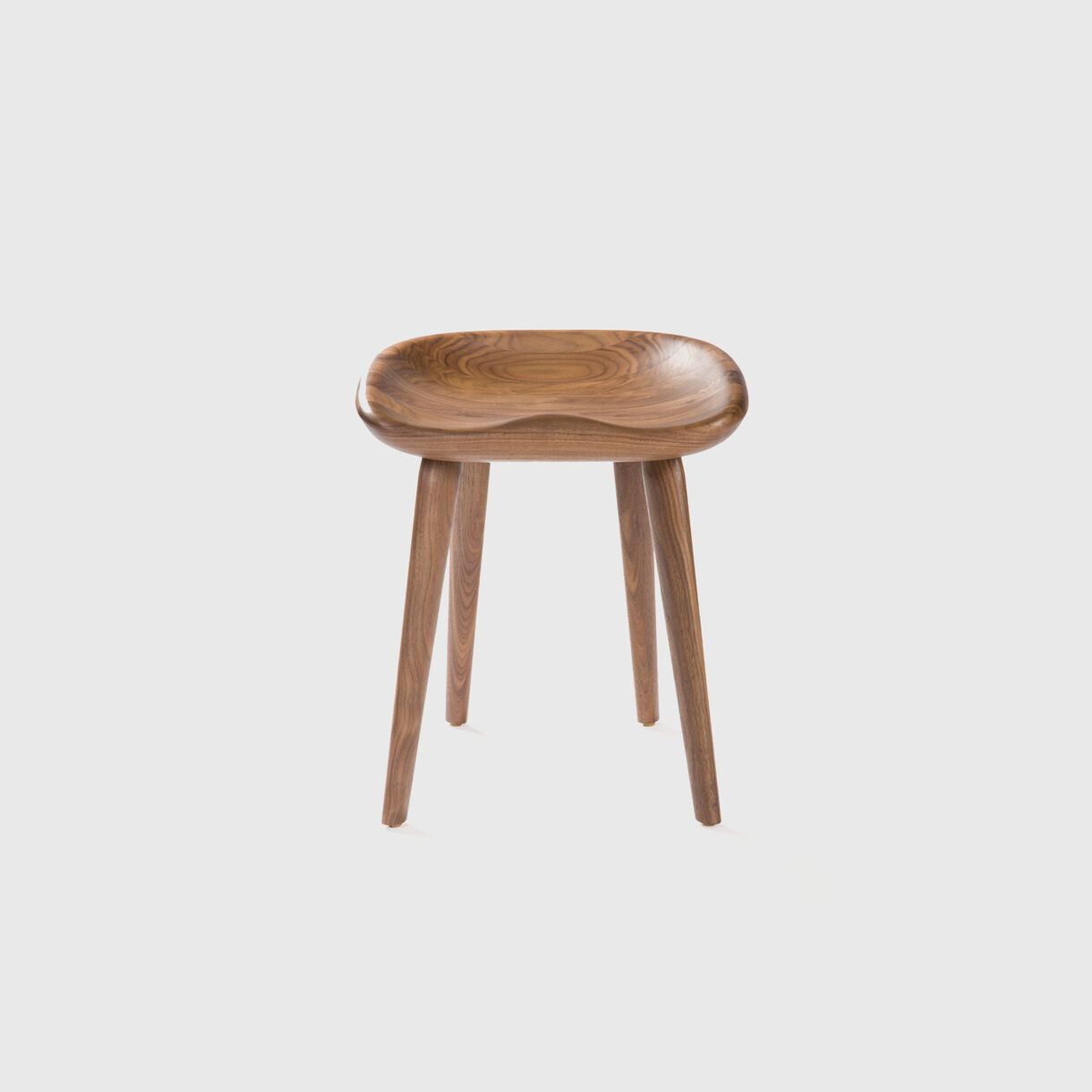 Tractor Low Stool, Walnut