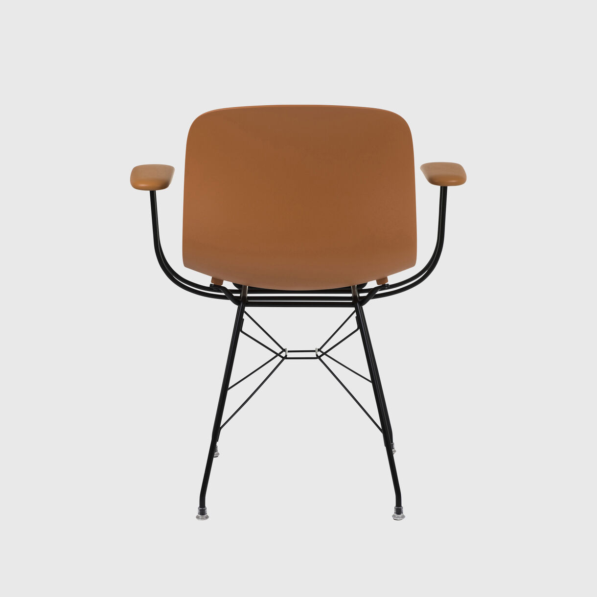 Troy Wireframe Armchair, Brown