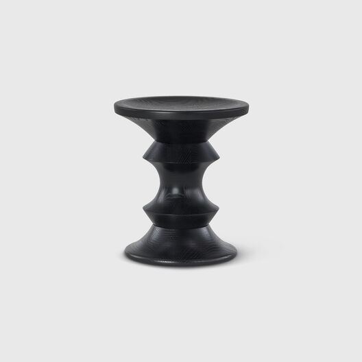 Eames&reg; Turned Stool, Ebony
