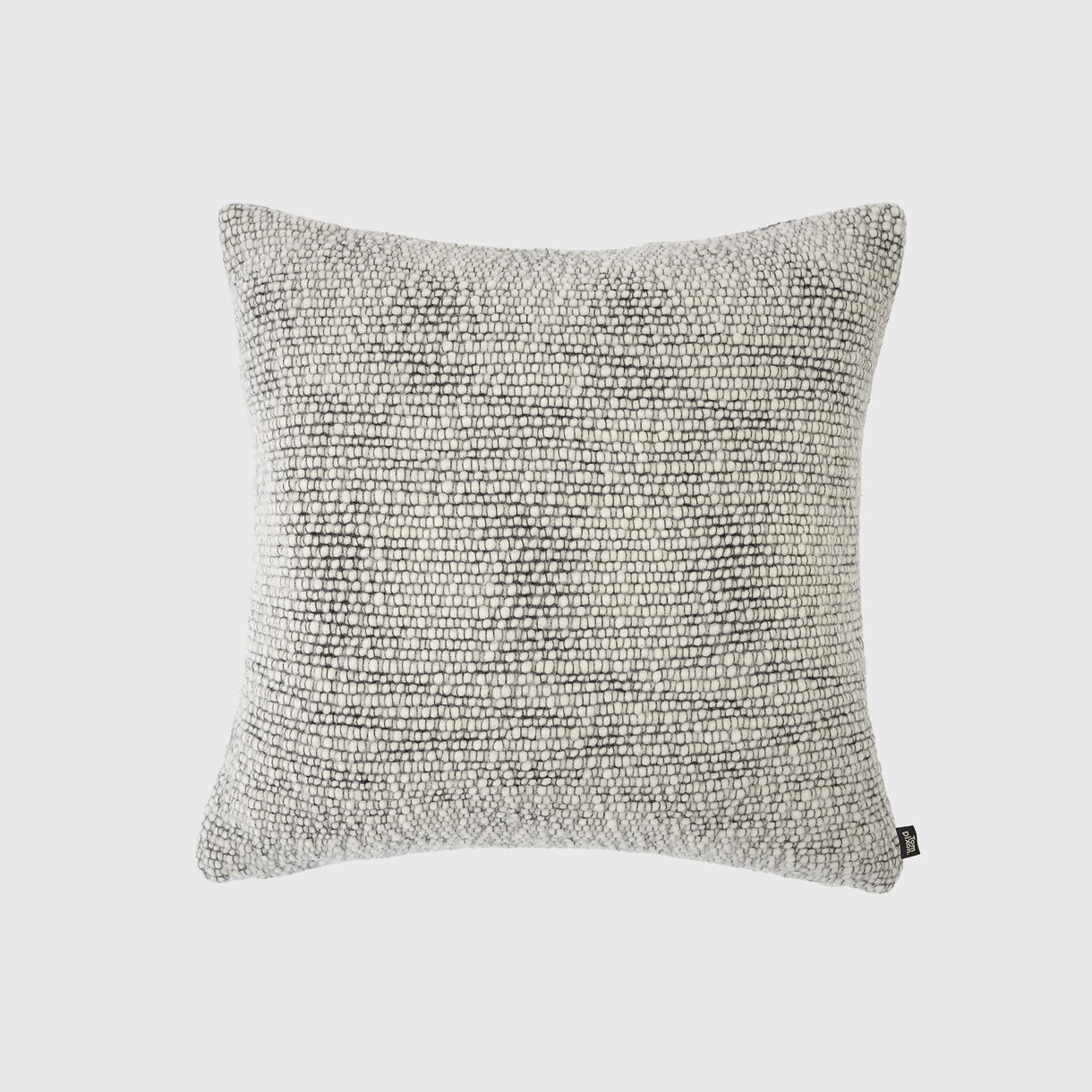 Thread Cushion, Black and White