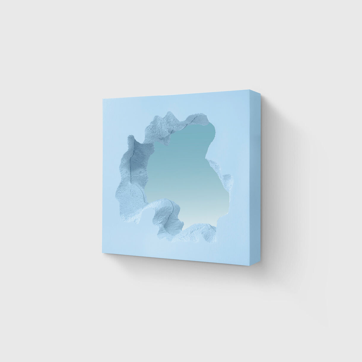 Broken Square Mirror, Blue Edition
