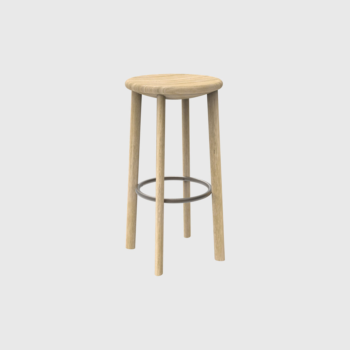 Bowl Stool, Bar Oak