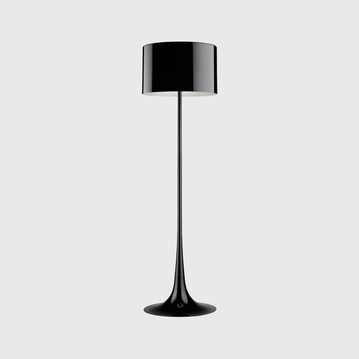Spun Floor Lamp, Black