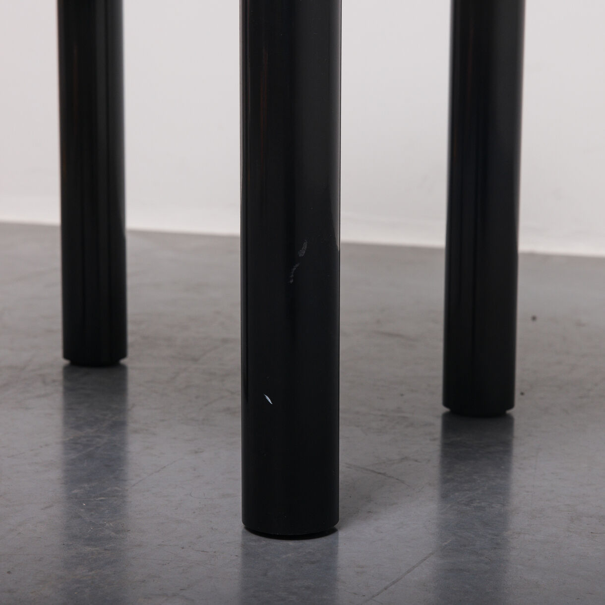 Fat Dining Chair, Black Steel and Hero 2 Upholstery