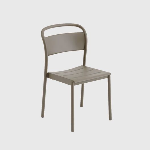Linear Steel Side Chair