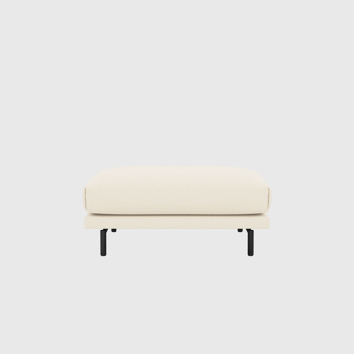Rest Pouf, Metal Base, Hearth 001