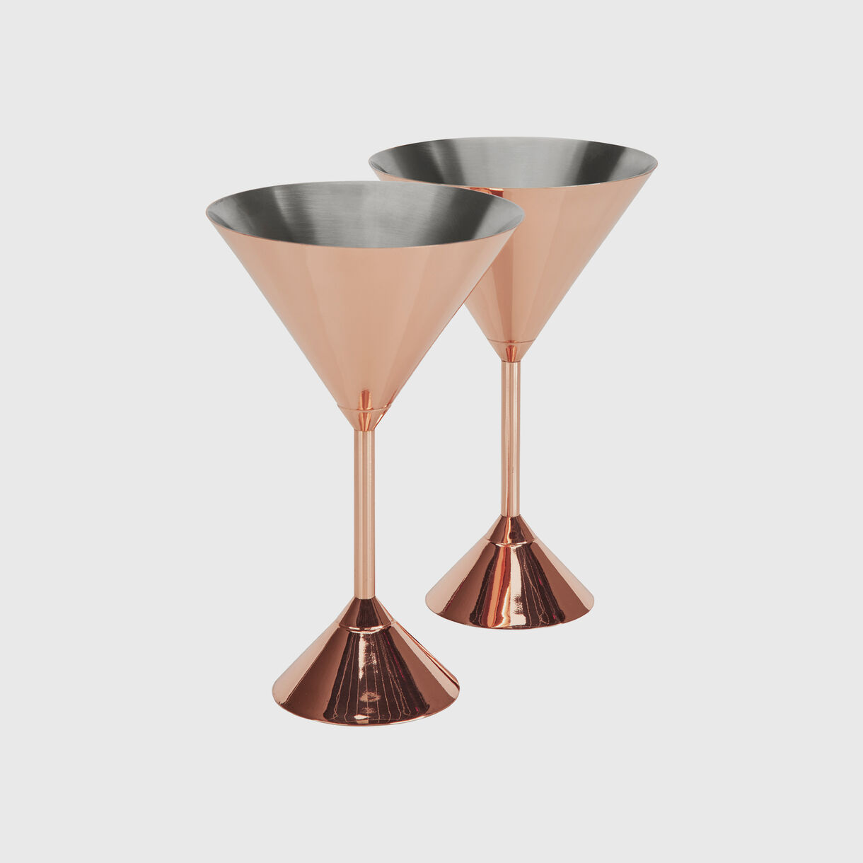 Plum Martini Glasses