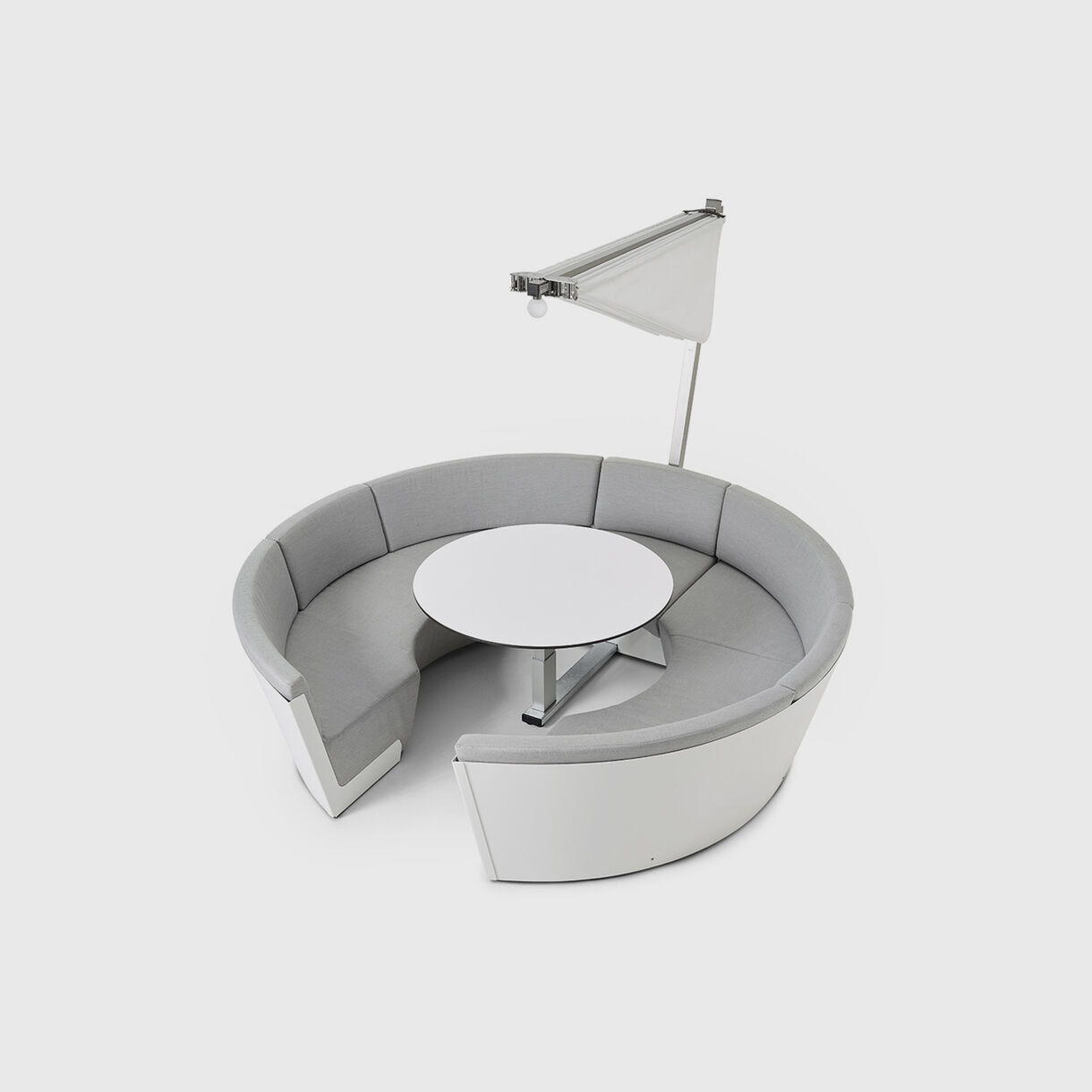 Kosmos Outdoor Lounge, 8 Seater with Parasol