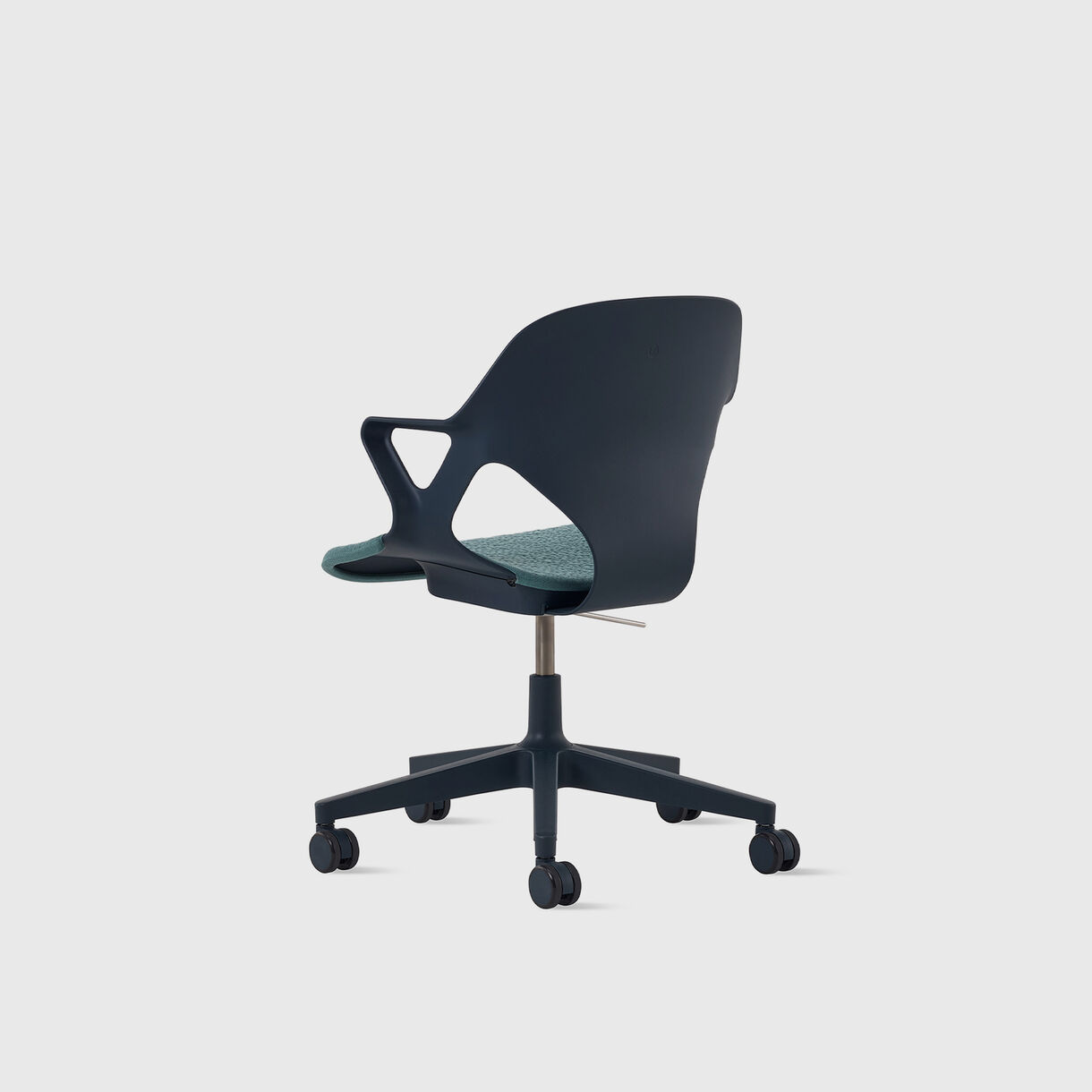Zeph Multipurpose Chair, Fixed Arms, Nightfall & Glacier Upholstery