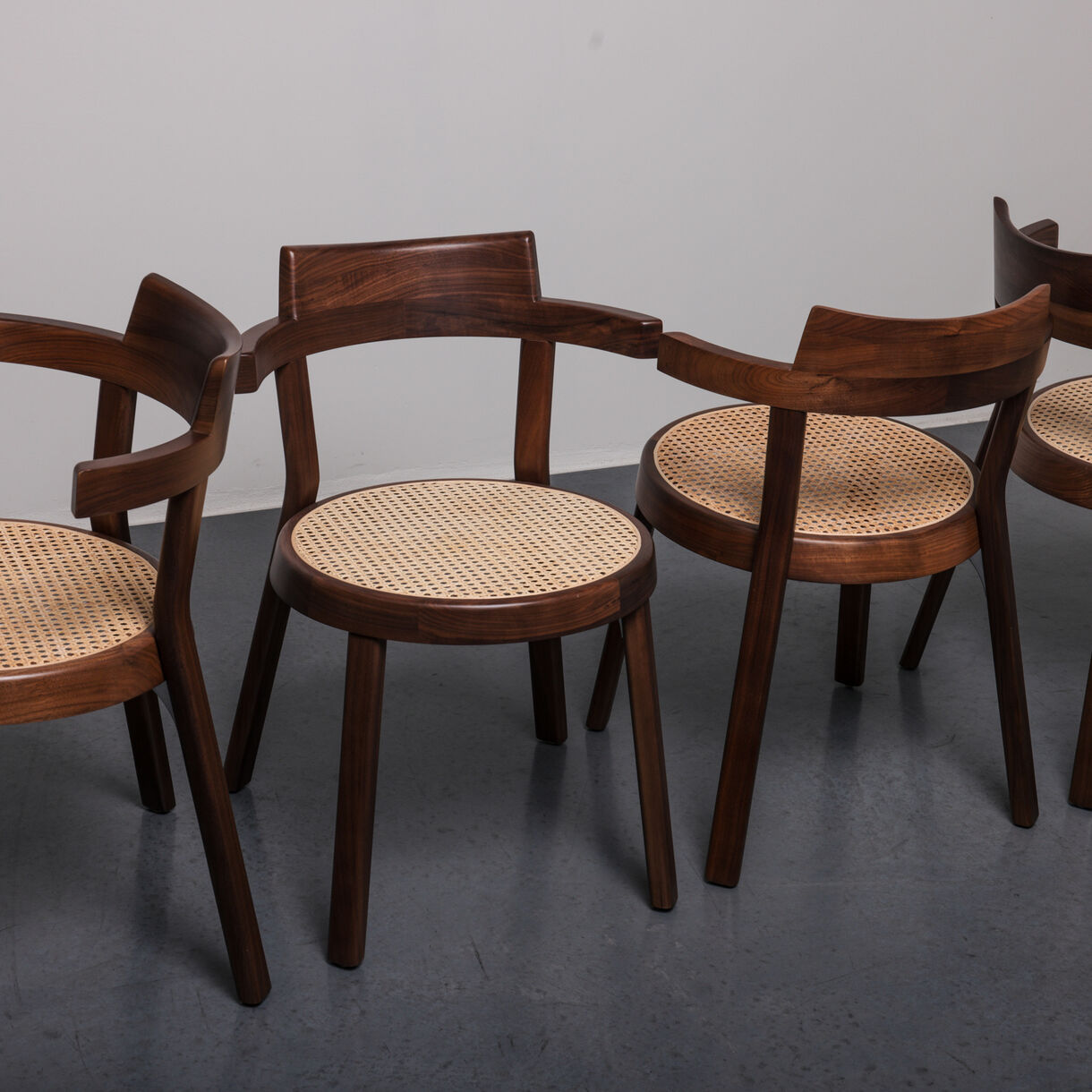 Pagoda Chair Cane, Walnut
