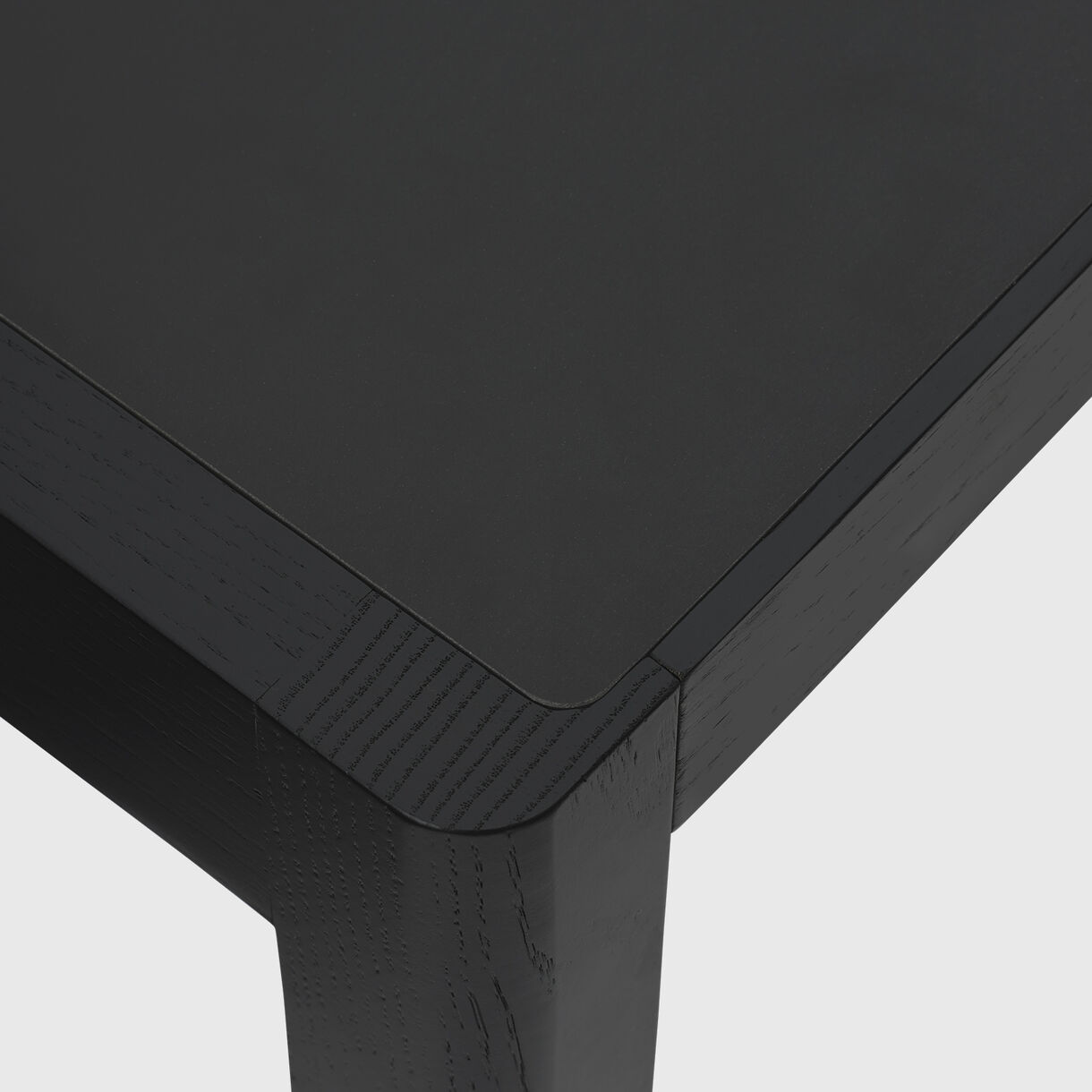 Workshop Table, Black Close up