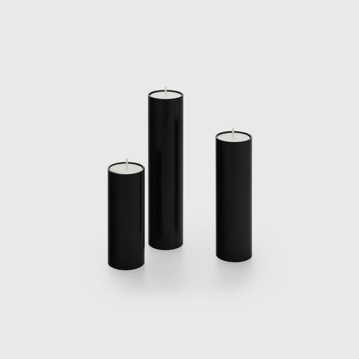 Spire Candle Holders, Black