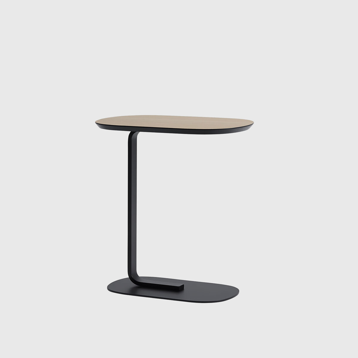 Relate Side Table, 605, Oak & Black