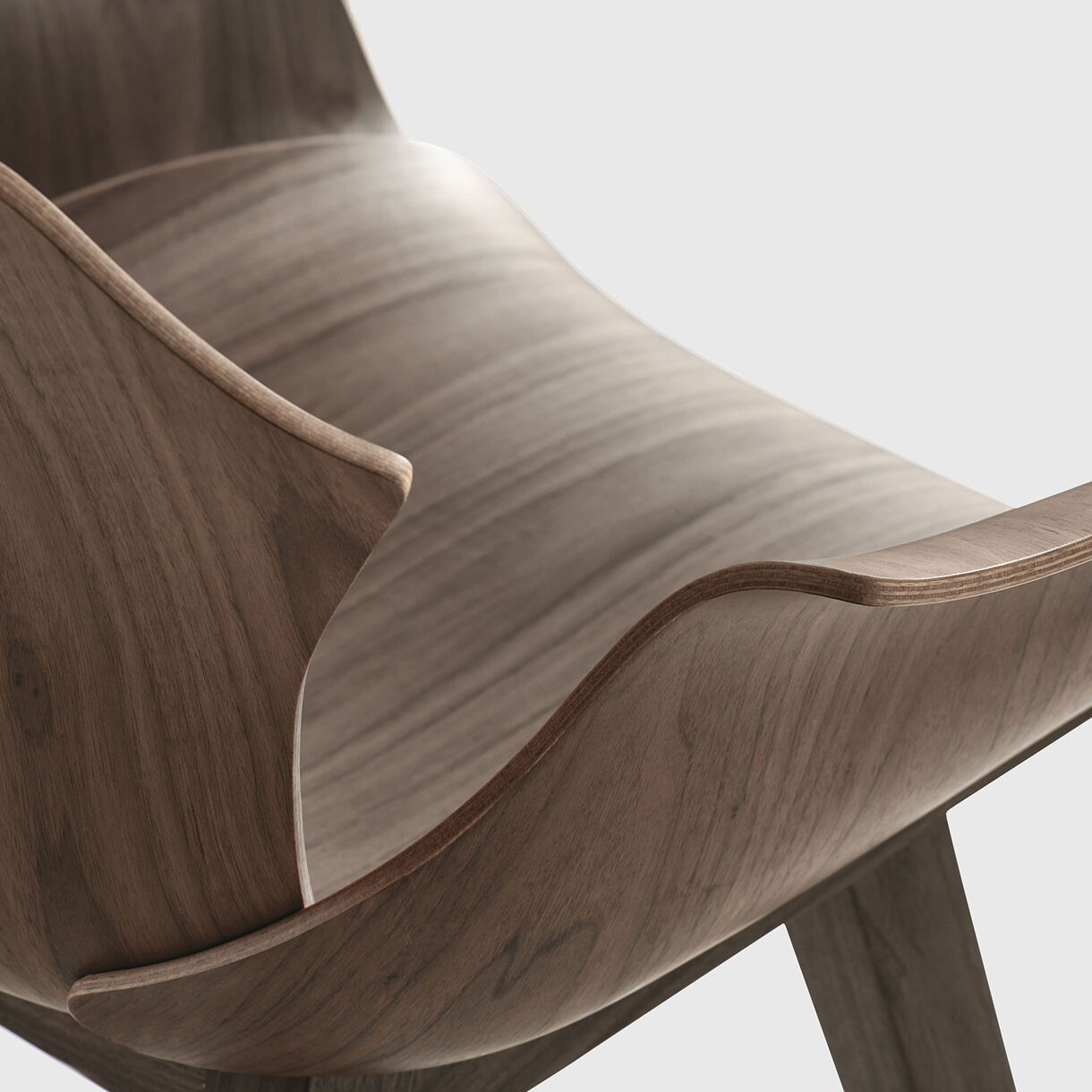 Petal Armchair, Walnut