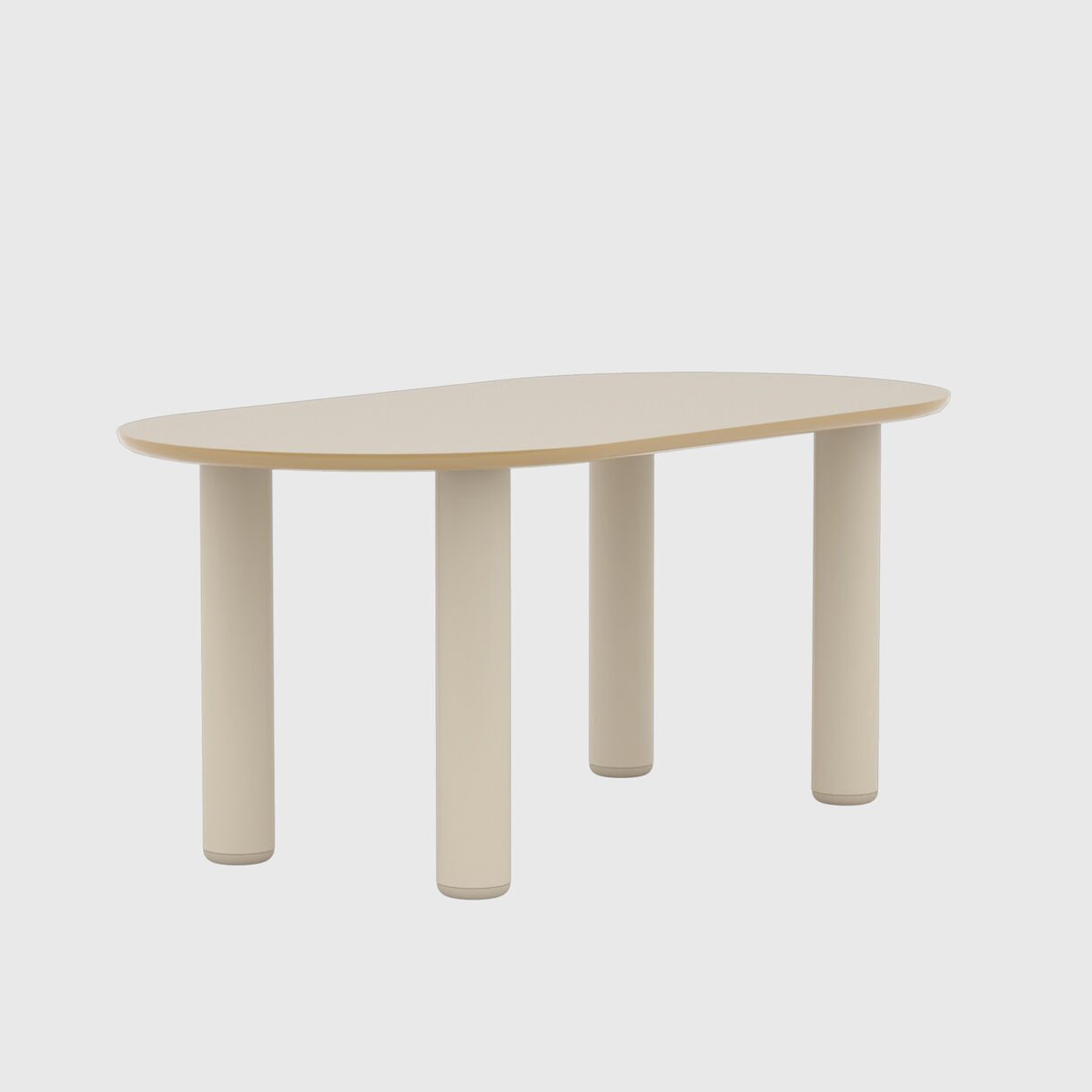 Eclipso Dining Table, Beige