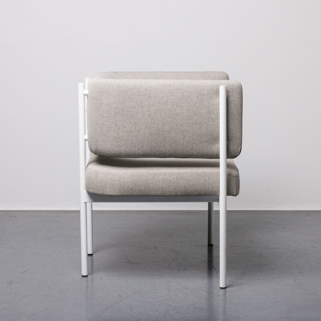Crescent Armchair, White