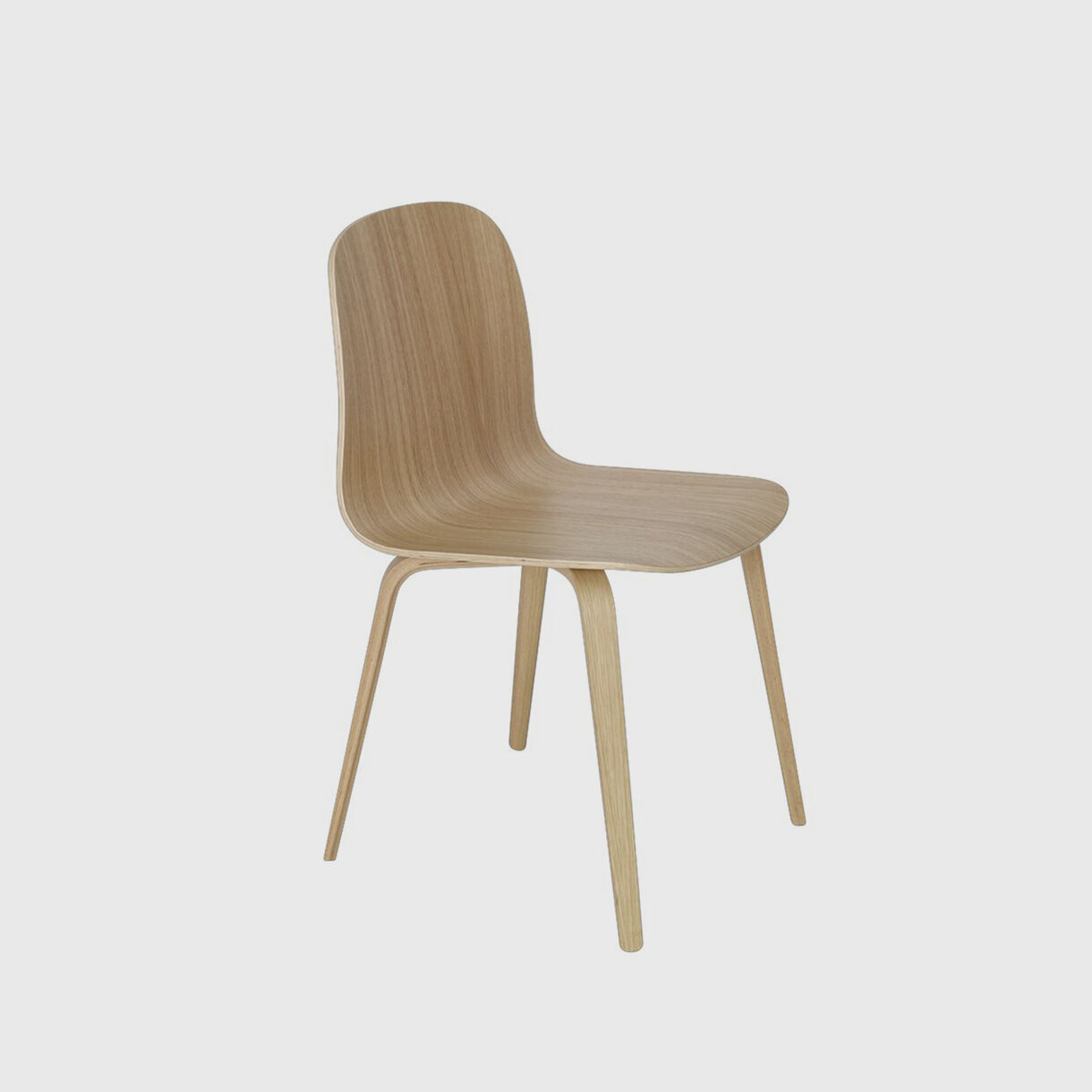 Visu Chair Wood Base, Oak
