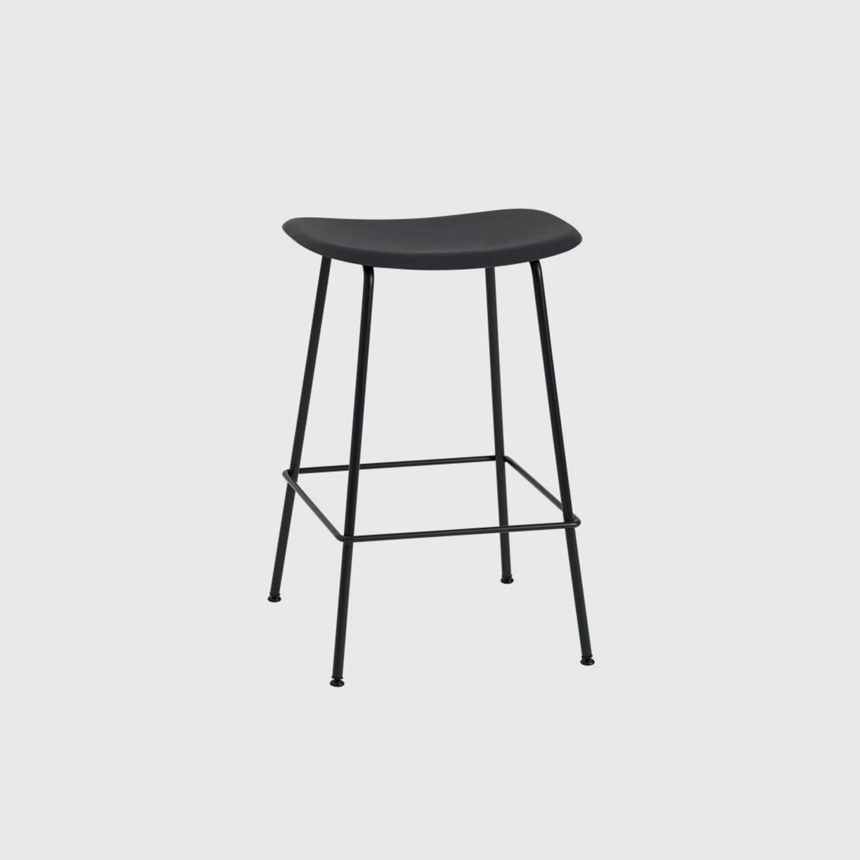 Fiber Counter Stool Tube Base, Black