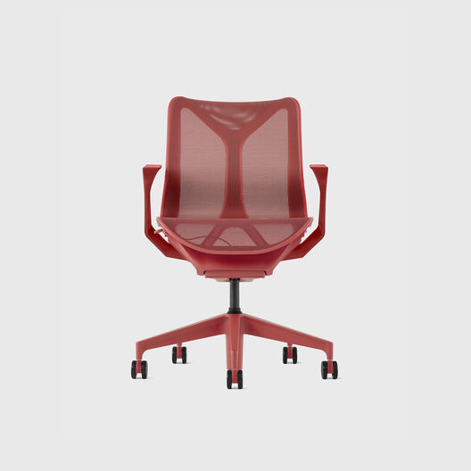 Cosm Chair, Canyon, Low Back, Fixed Arms