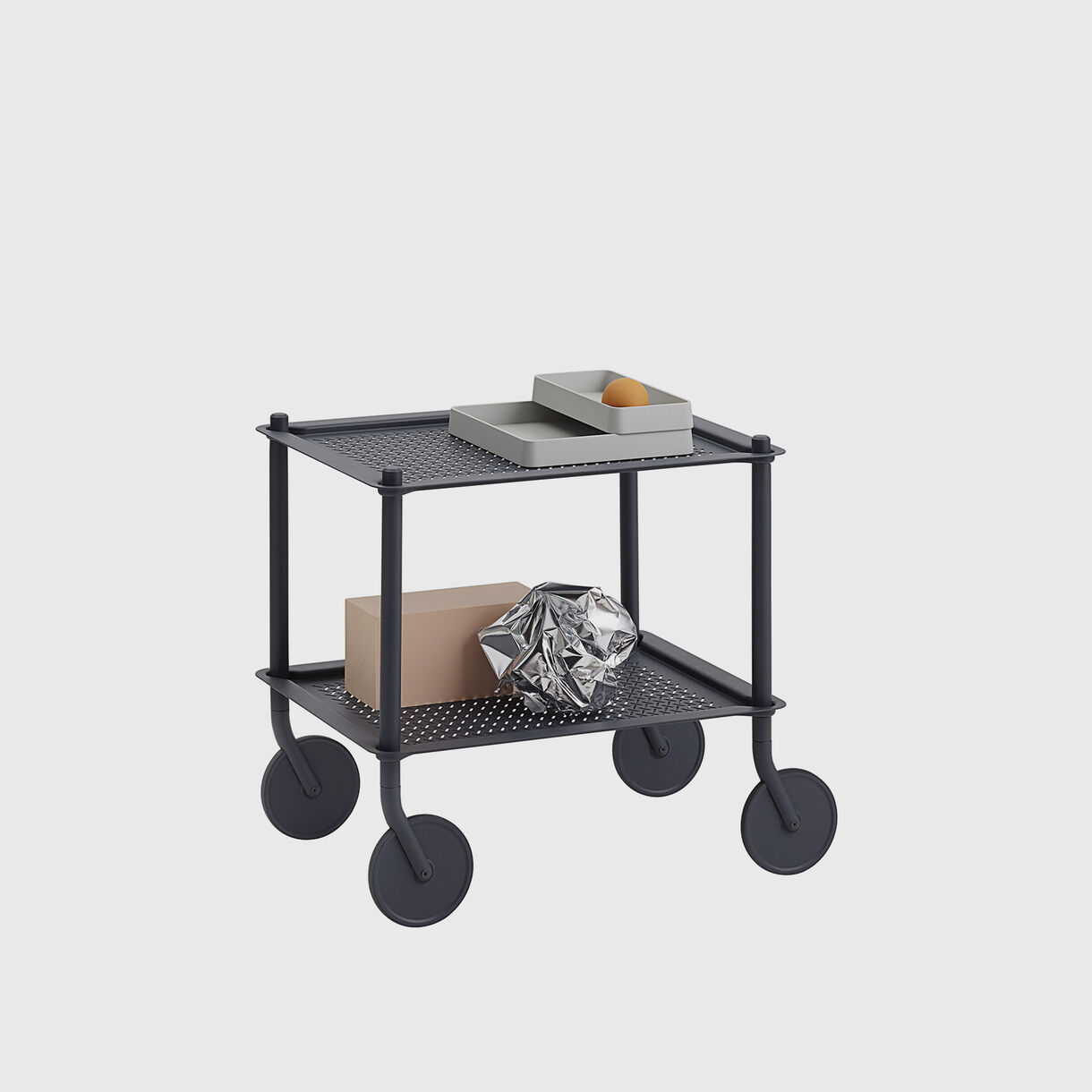 Flow Trolley, 2 Layer, Blue Grey