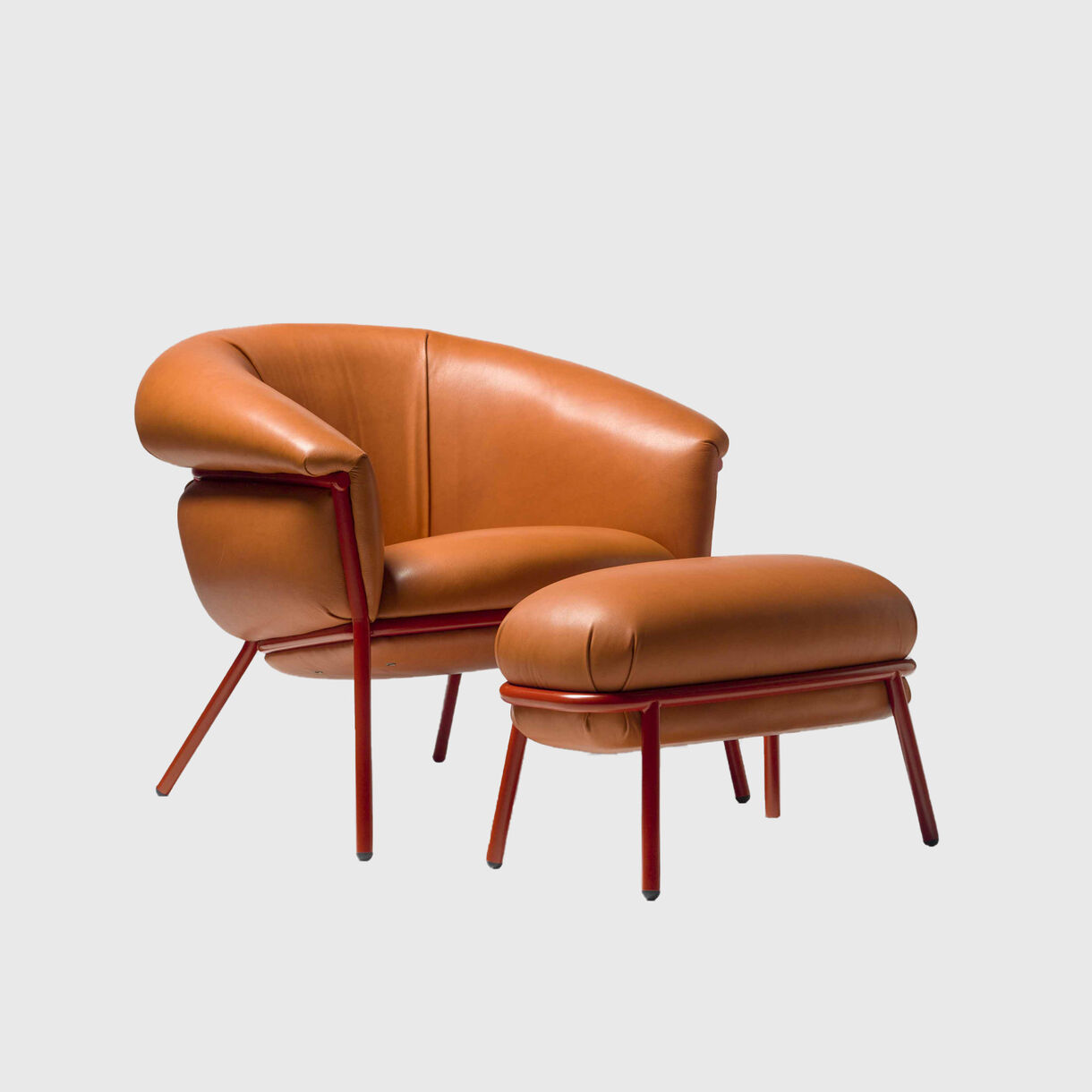 Grasso Armchair, Sauvage Grapefruit
