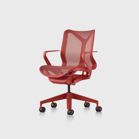 Cosm Chair, Canyon, Low Back, Fixed Arms