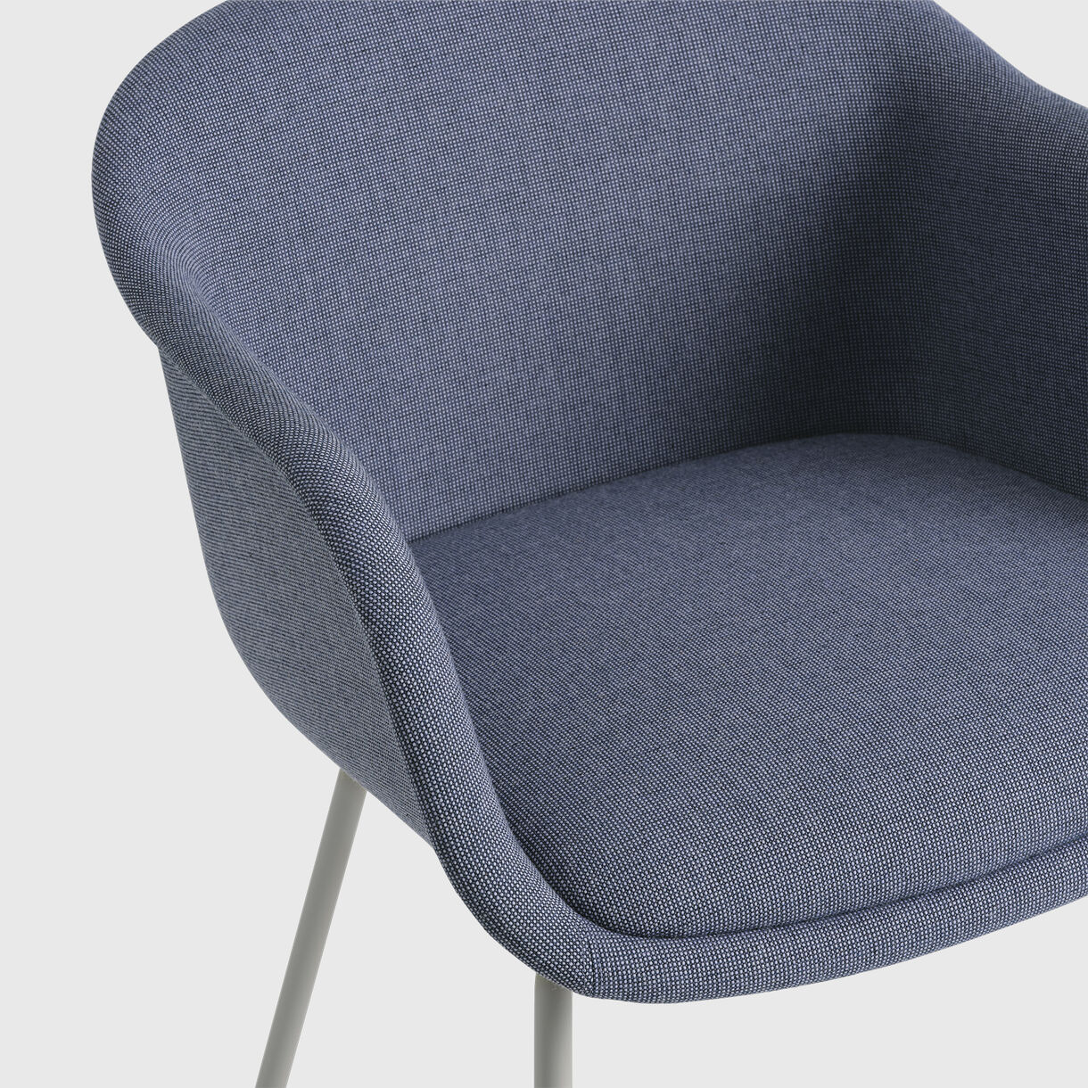 Fiber Conference Armchair, Tube Base