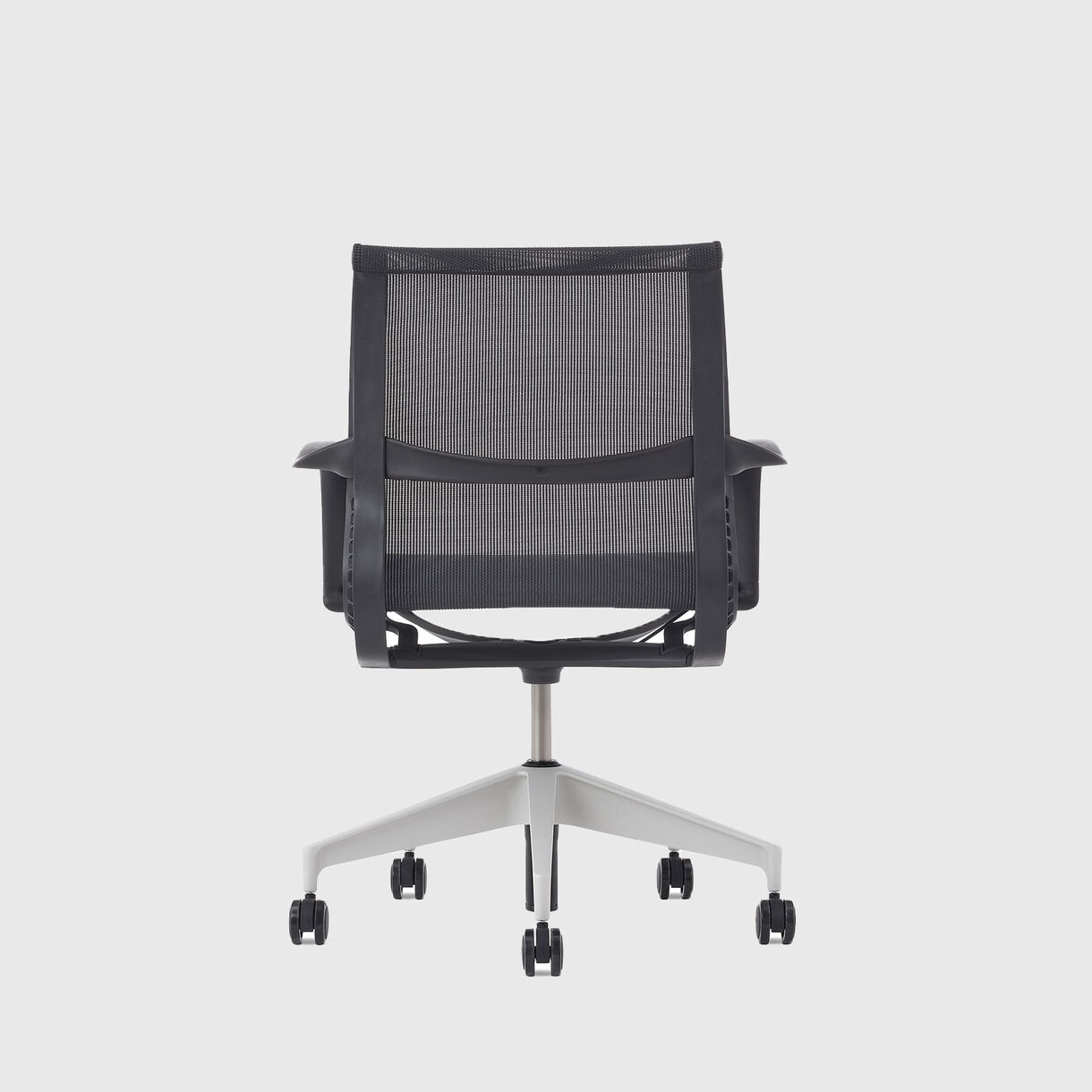 Setu Chair - Graphite Intercept, Graphite Frame, Silver Alloy Base