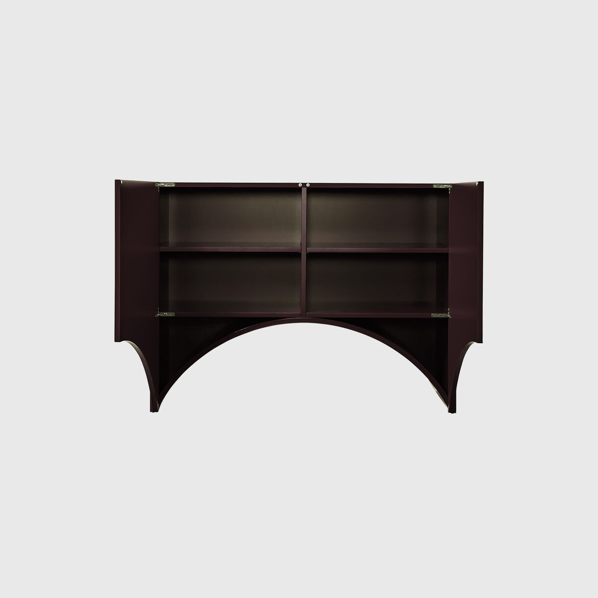 Bridges Cabinets, Small, Aubergine, Arch