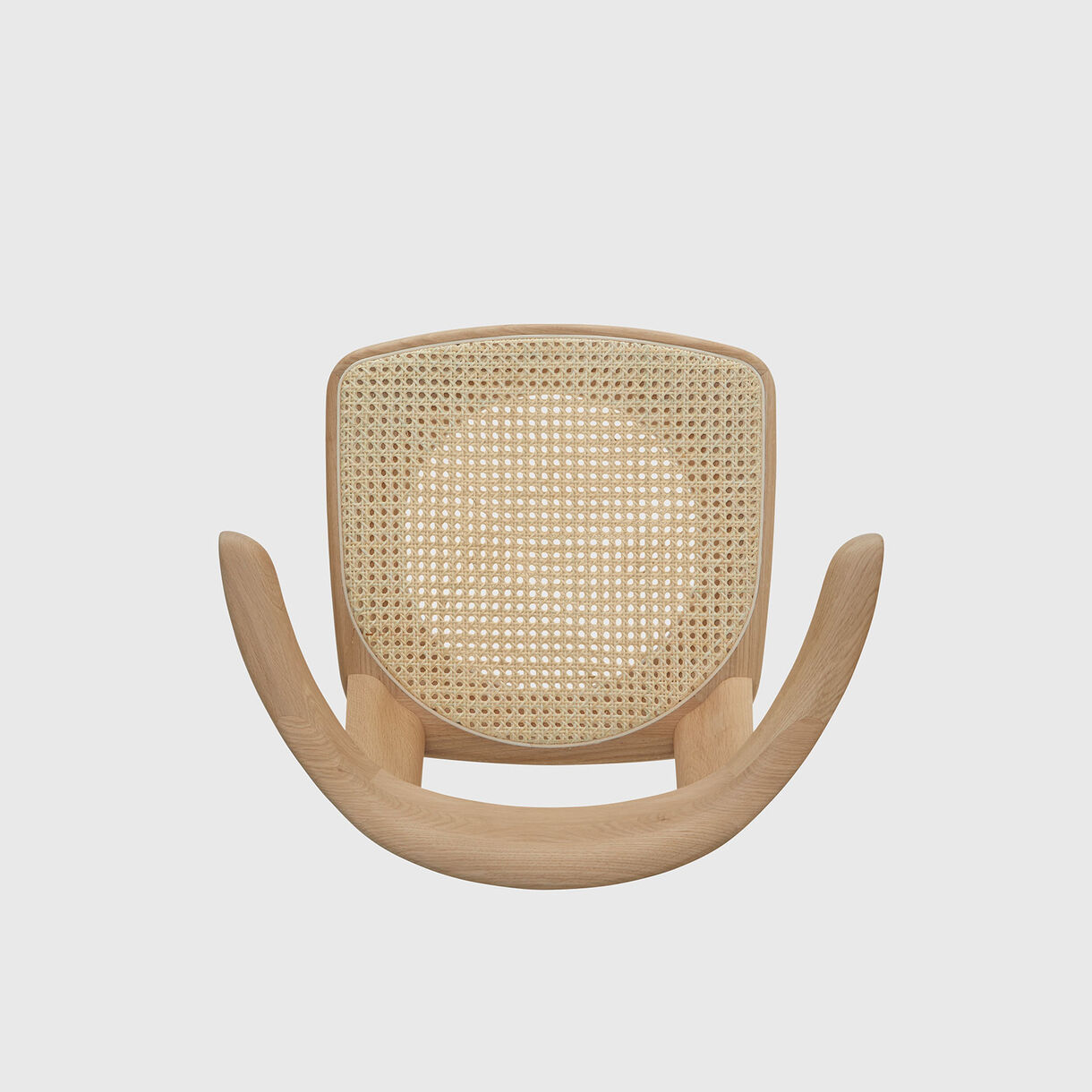 Brutus Armchair, White Oak, Raw Effect & Vienna Cane