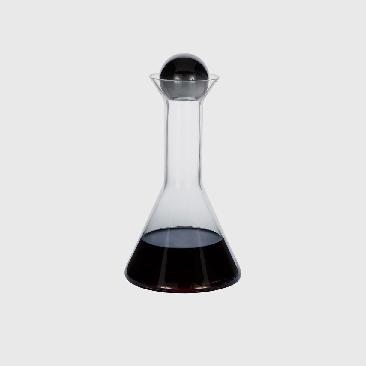 Tank Decanter, Black, Full