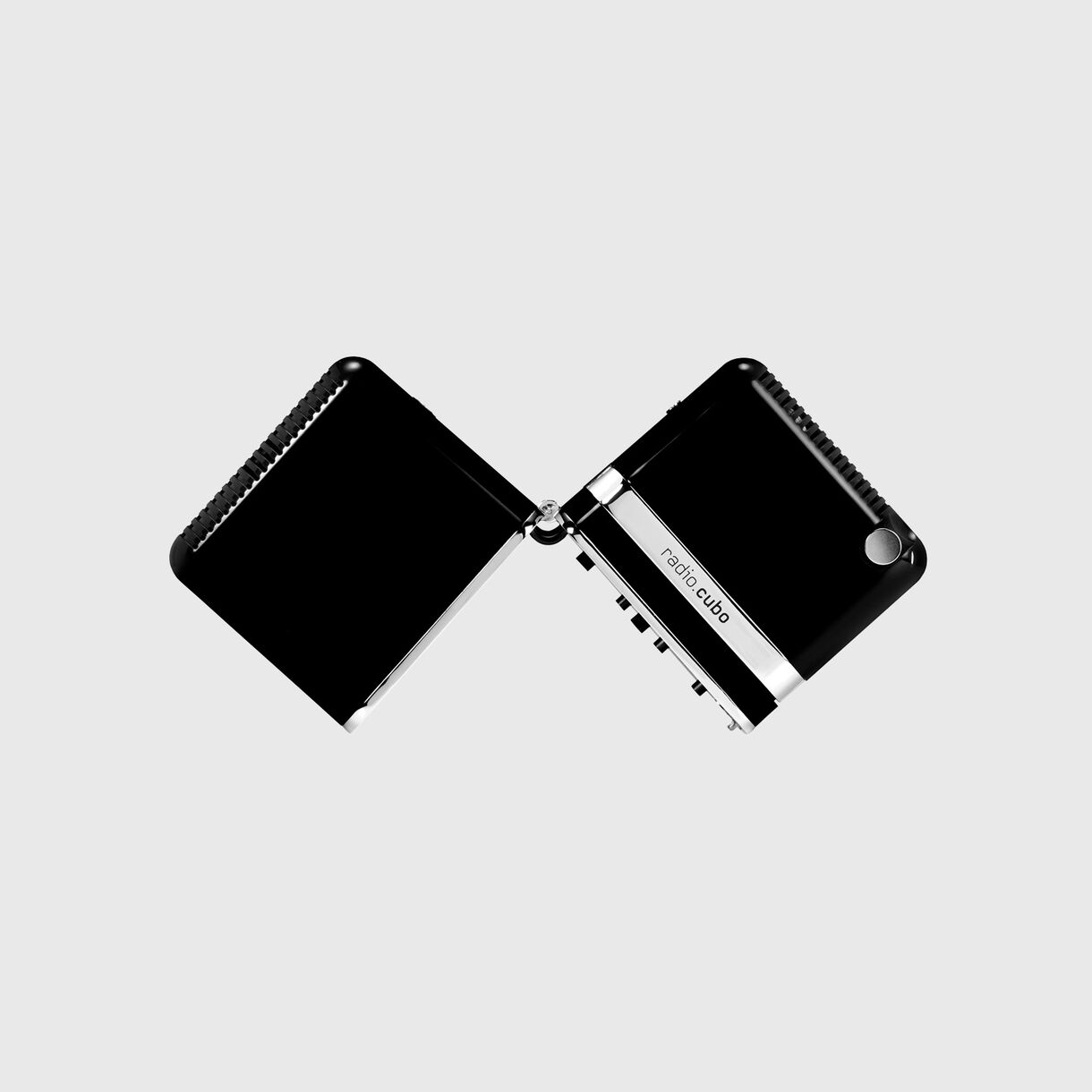 Radio.cubo, Black, Top down