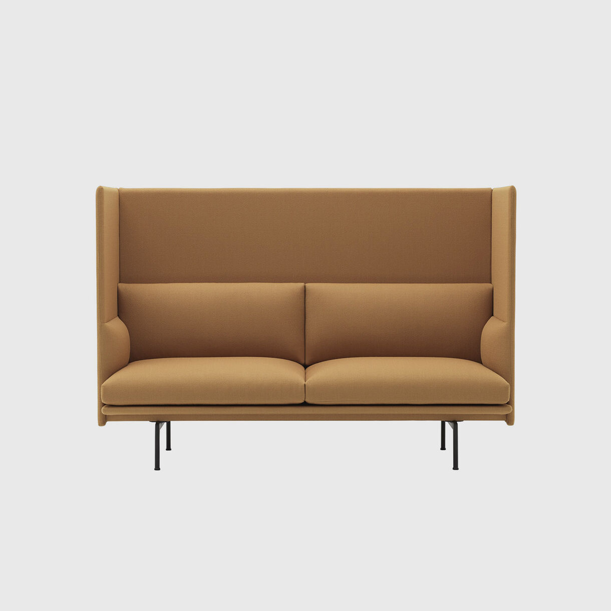 Outline Highback Sofa, 2 Seater