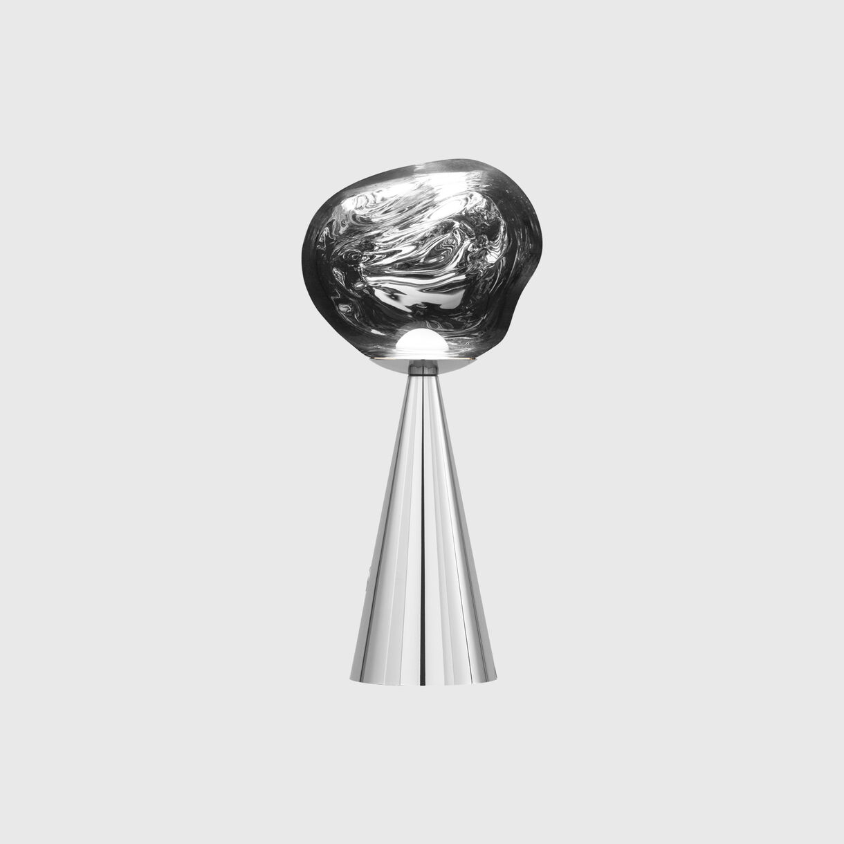 Melt Portable Lamp, LED, Chrome